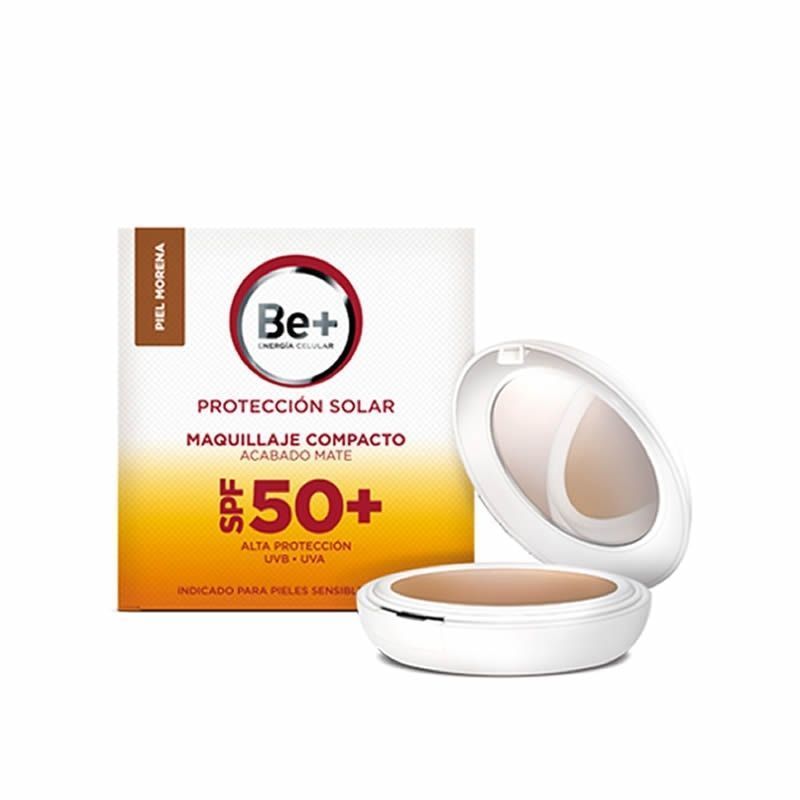 BE+ Maquillaje Compacto SPF50+ Piel Morena