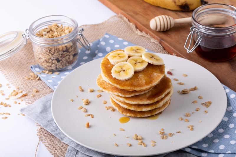 Tortitas de avena y plátano Tortitas de avena y plátano