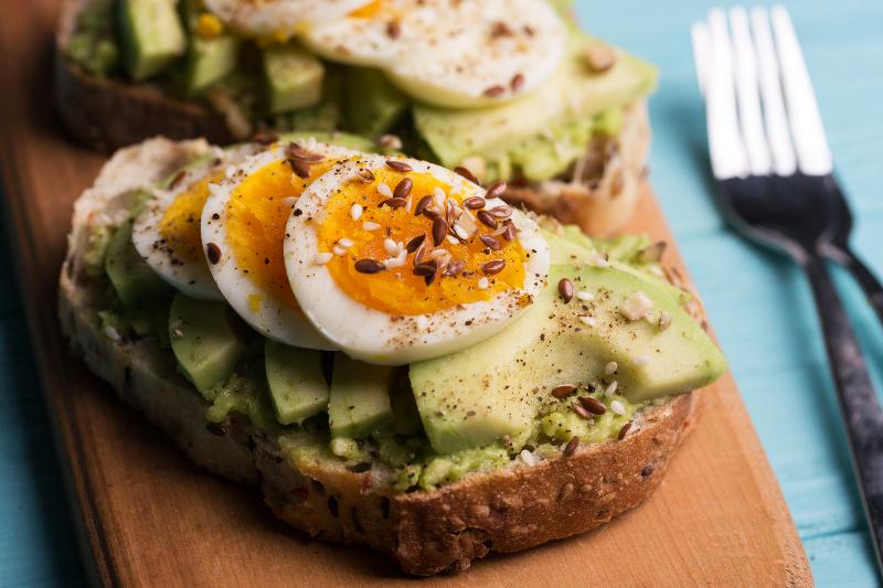 Tostadas de aguacate Tostadas de aguacate